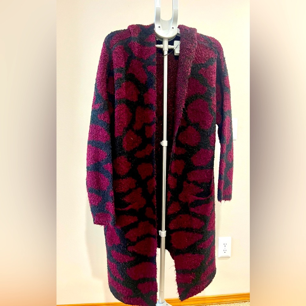 Adyson Parker Womens
Animal Print Hooded
Cardigan Sweater